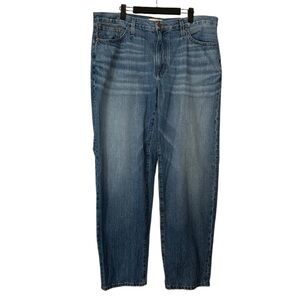 Madewell | The Slouchy Boyjean Size 32 Light Wash Low Waist Baggy